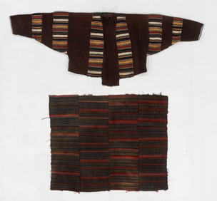 Bhutanese Woman's Jacket and Tibetan Pangden Apron (2), ca. 1900