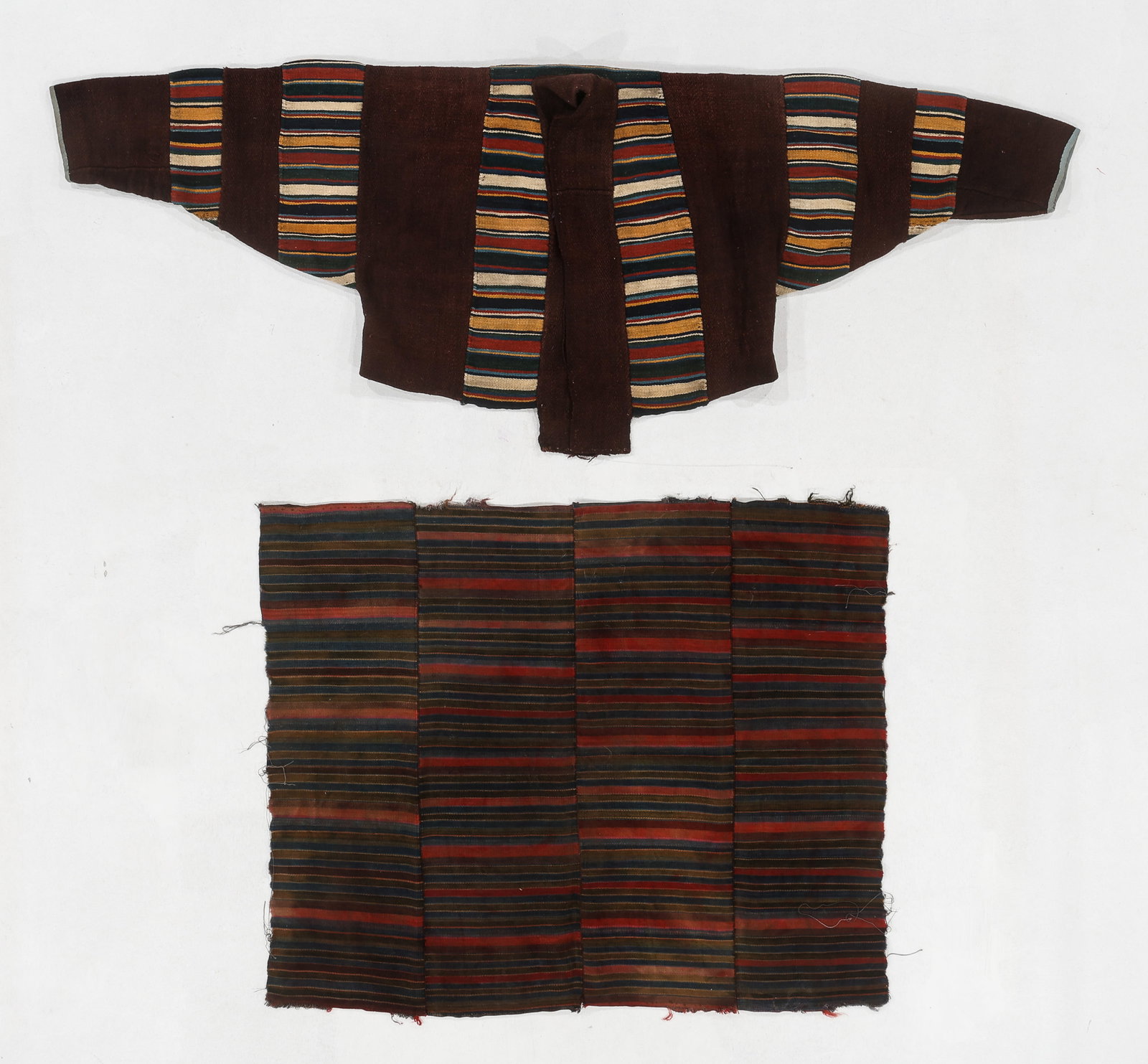 Bhutanese Woman's Jacket and Tibetan Pangden Apron (2), ca. 1900 (1 of 3)