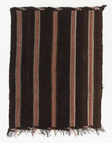Yak Wool Blanket, West Tibet, Early 20th C.