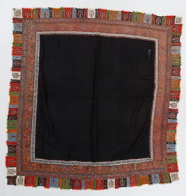 Kashmir Paisley Wool Shawl, India, Late 19th C.