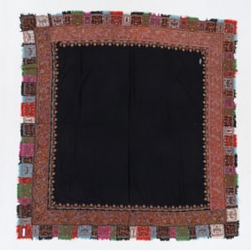 Kashmir Paisley Wool Shawl, India, Late 19th C.