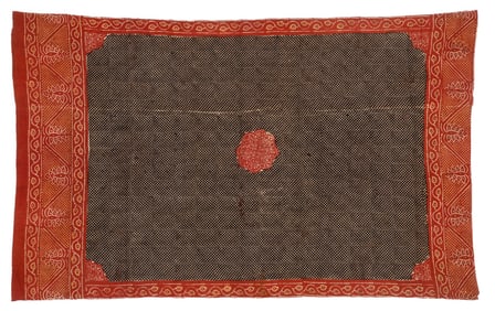 Rajasthani Block Printed Cotton Head Covering, India