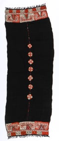 Rabari Embroidered Wool Shawl, Gujarat, India, Early 20th C.