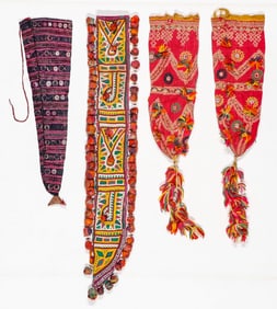 Group of Banjara Dowry Bags (4), Central India