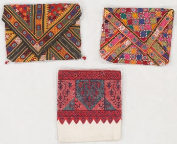 Collector's Lot of Embroidered Textiles (3)