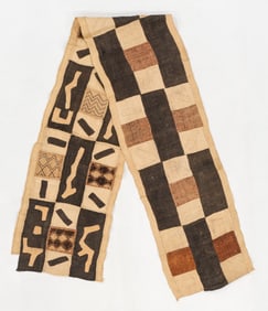 Kuba Shoowa Cloth, Democratic Republic of Congo, Mid 20th C.