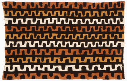 African Painted Cotton Cloth, Mid 20th C.