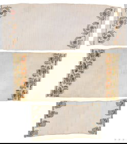 3 Turkish Ottoman Linen Ritual Towels, 19th C.