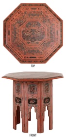 Antique Burmese Lacquered Table