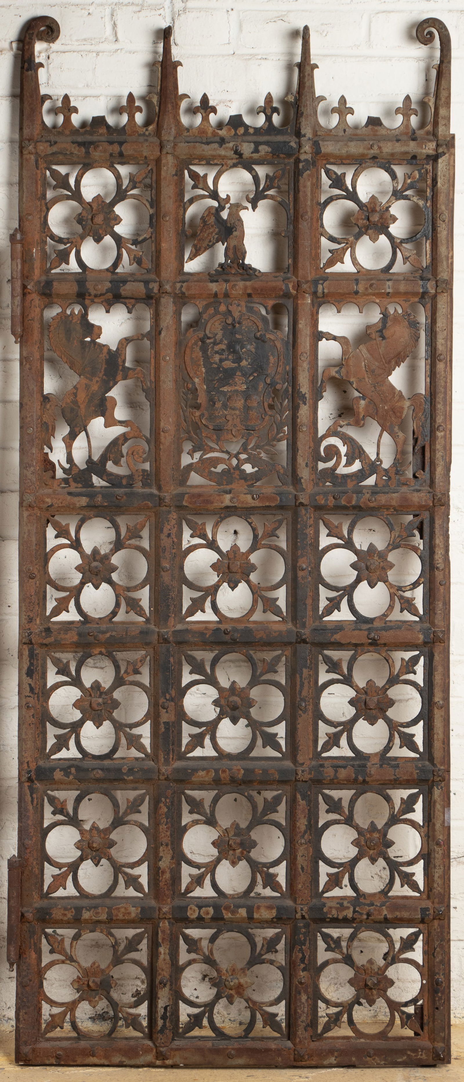 Antique Wrought Iron Door With The Pennsylvania Coat of Arms (1 of 3)