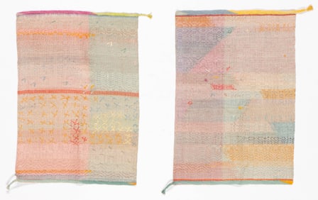 Molly Fletcher (American, 20th C.) 2 Textiles