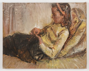 Everett Edward Hibbard (b. 1909) "Girl Reclining"