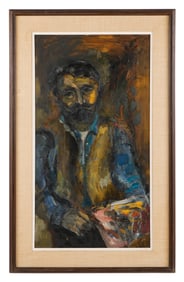 Jonah Kinigstein (American, b. 1923) "The Artist"