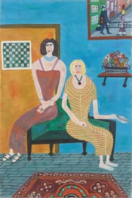 Eduard Odenthal (German, 1929-2006) "Two Women"