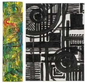 Jim Enders (American, 20th c.) Two Works
