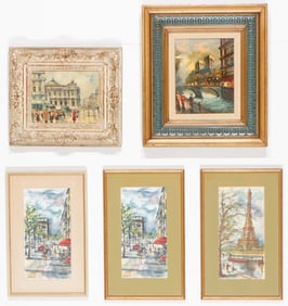 Five Painted Views of Paris