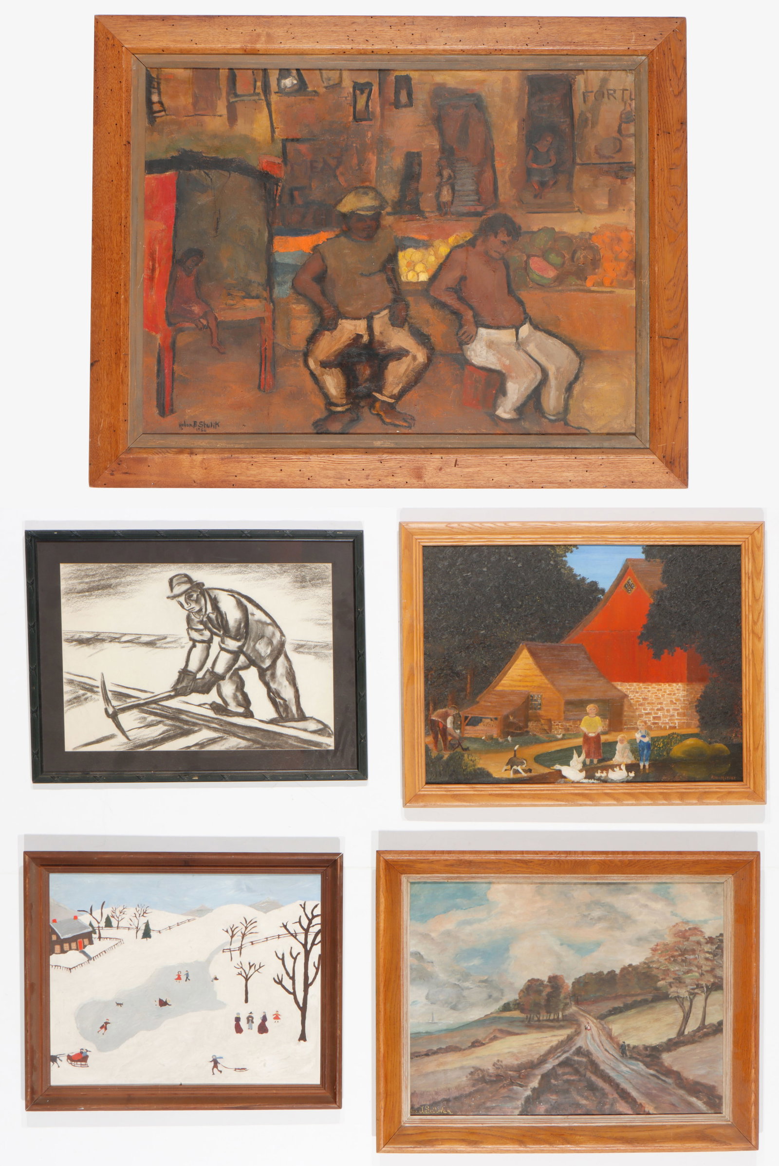 Collector's Lot of 5 Paintings (1 of 9)