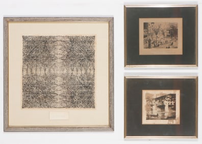 Collector's Lot of 3 Etchings