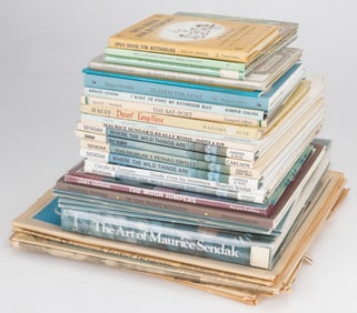 Maurice Sendak (American 1928-2012) Library of 22 Books and a stack of news paper articles