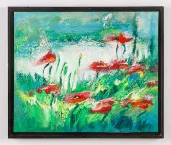 Vanecha Roudbaraki (Iranian, b. 1966) "Coquelicots 20", 2009