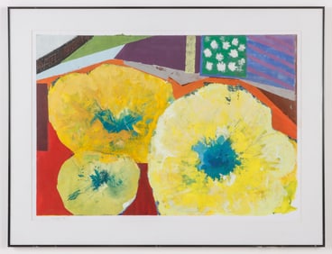 Minoo Khajeh-al-Din (Iranian 20th c.) "Fruhlingsslied", 1999