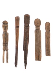 5 Dolpo Ancestor Figures, Nepal