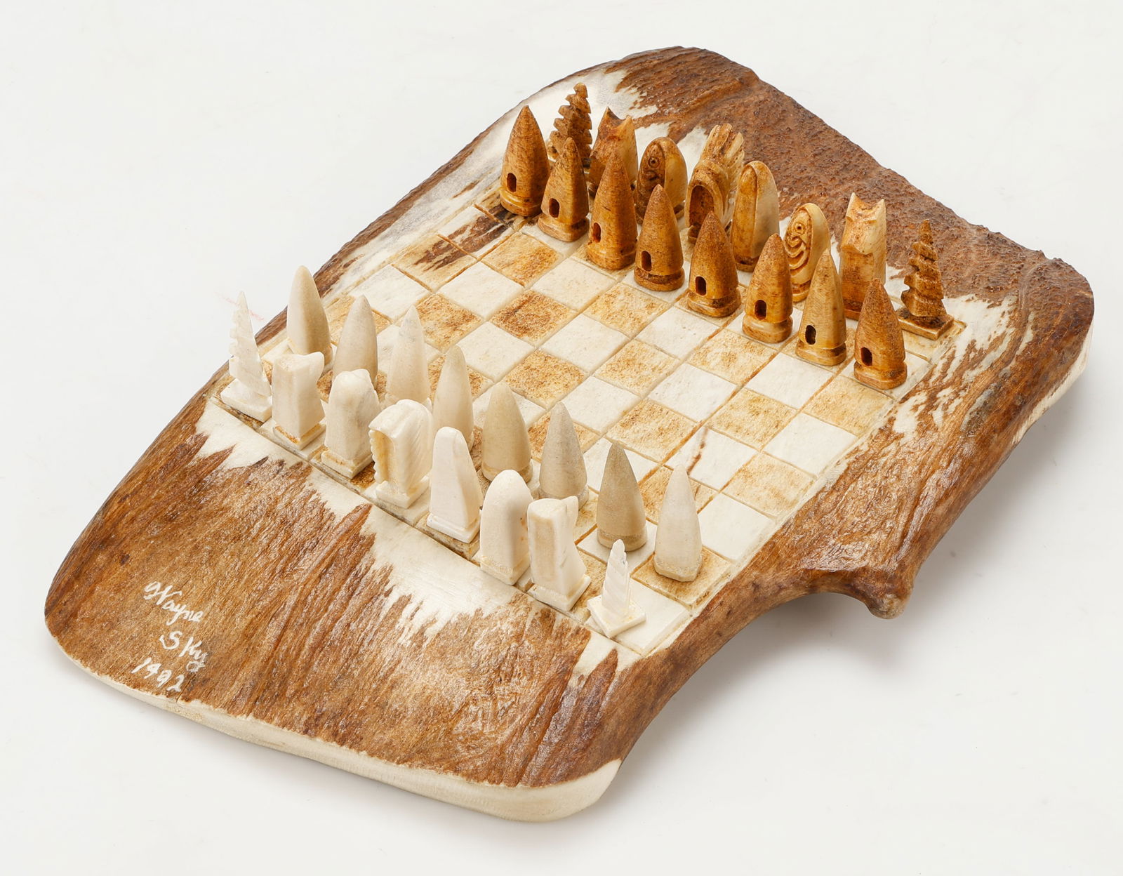 Wayne Sky (Canada Iroquois Cayuga Nation/Canadian) Chess Set (1 of 5)