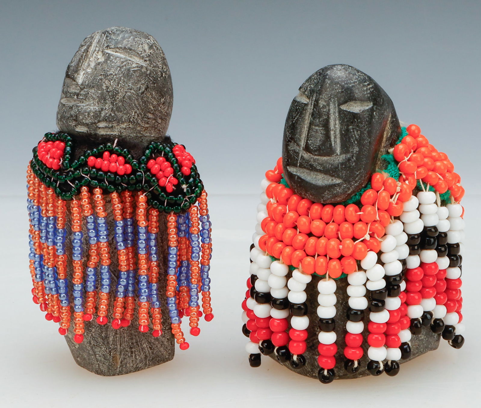 Eva Talooki Aliktiluk (Inuit, Arviat, 1927-1994) 2 Sculptures (1 of 6)