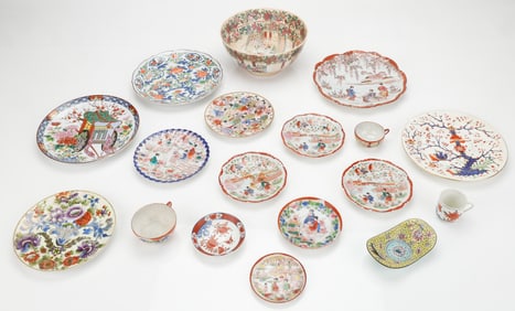 18 Pieces of Vintage Macau/Japanese Porcelain