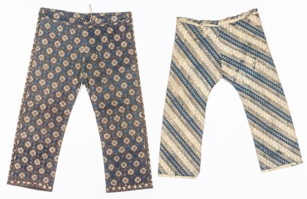 2 Pairs of Javanese Kelangan Batik Trousers