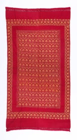 Embroidered Wool Shawl, Kashmir, c.1920