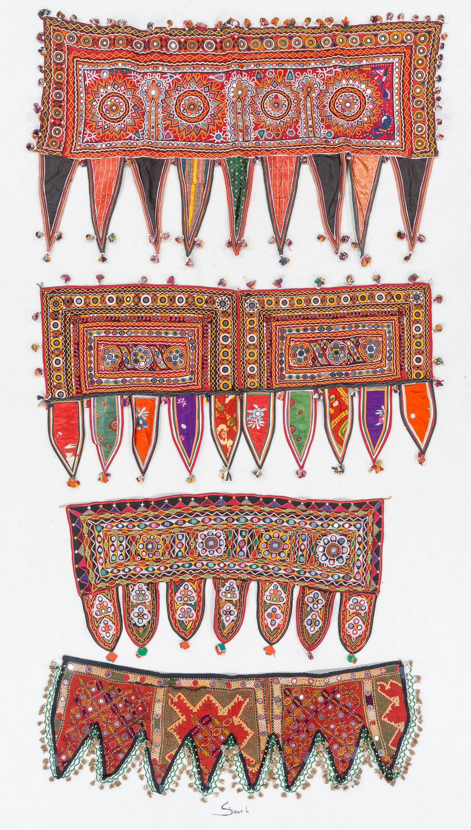 Kutch Indian Toran Door Hangings (4), Gujarat, India (1 of 4)