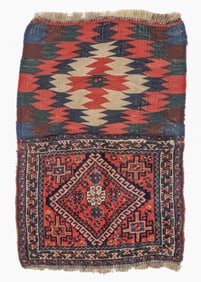Gashgai Bag, Persia, Ca. 1880, 2'2'' x 3'4''