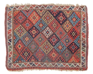 Jaff Kurd Bagface, Persia, Ca. 1875, 1'10'' x 2'4''