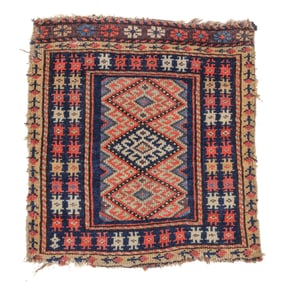 Unusual Jaff Kurd Bagface, Transcaucasus, Ca. 1875, 1'9'' x 1'11''
