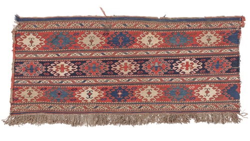Mafrash Sumak Panel, Transcaucasus, Late 19th C., 1'7'' x 3'7''