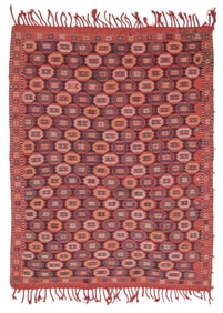 Verneh Flatweave, Transcaucasus, Late 19th C., 6'0'' x 6'7''