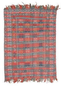 Verneh Flatweave, Transcaucasus, Ca. 1875, 6'2'' x 9'3''