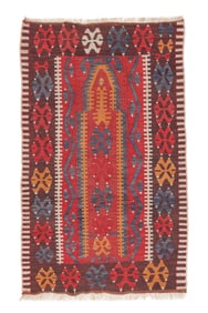 Kutahya Prayer Kilim, Turkey, Ca. 1900, 2'5'' x 4'0''