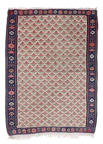 Senneh Kilim, Persia, Ca. 1940, 3'6'' x 4'11''