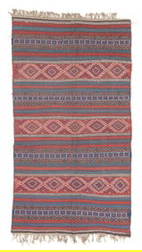 Striped Kilim, Caucasus, Late 19th C., 5'1'' x 9'3''