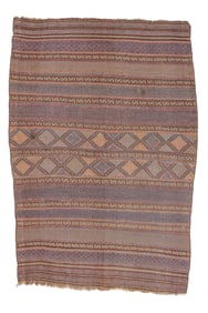 Baluch Kilim, Persia/Afghanistan, Ca. 1900, 5'5'' x 8'1''