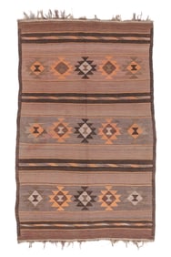 Veramin Area Kilim, Persia, Mid 20th C., 3'11'' x 6'1''