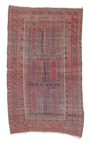 Baluch Main Rug, Persia/Afghanistan, Late 19th C., 5'11'' x 10'1''