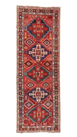 Armenian Folk Rug, Transcaucasus, Early 20th C., 3'9'' x 10'6''