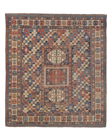 Kuba Rug, Caucasus, Ca. 1875, 4'5'' x 4'11''