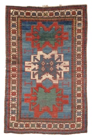 Kazak Rug, Caucasus, Late 19th C., 4'8'' x 6'11''