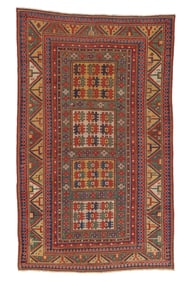 Kazak Rug, Caucasus, Ca. 1875, 4'7'' x 7'5''