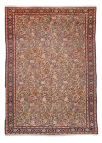 Senneh Rug, Persia, Ca. 1900, 4'8'' x 6'6''