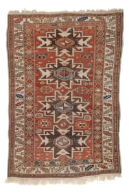Lesghi Kuba Rug, Caucasus, Ca. 1900, 3'6'' x 5'2''